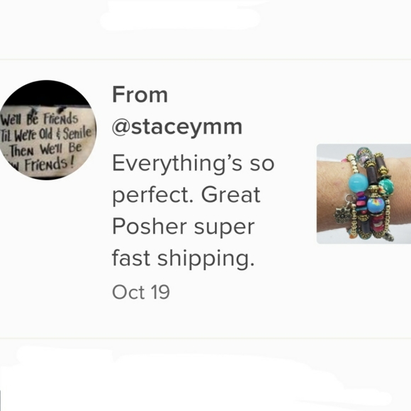 Boho Beaded Wrap Bracelet In Turquoise Blue - Picture 5 of 13